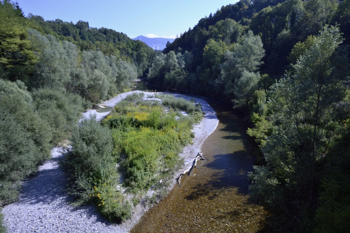 Rivière le Chéran – Alby sur Chéran-  Massif des Bauges – H